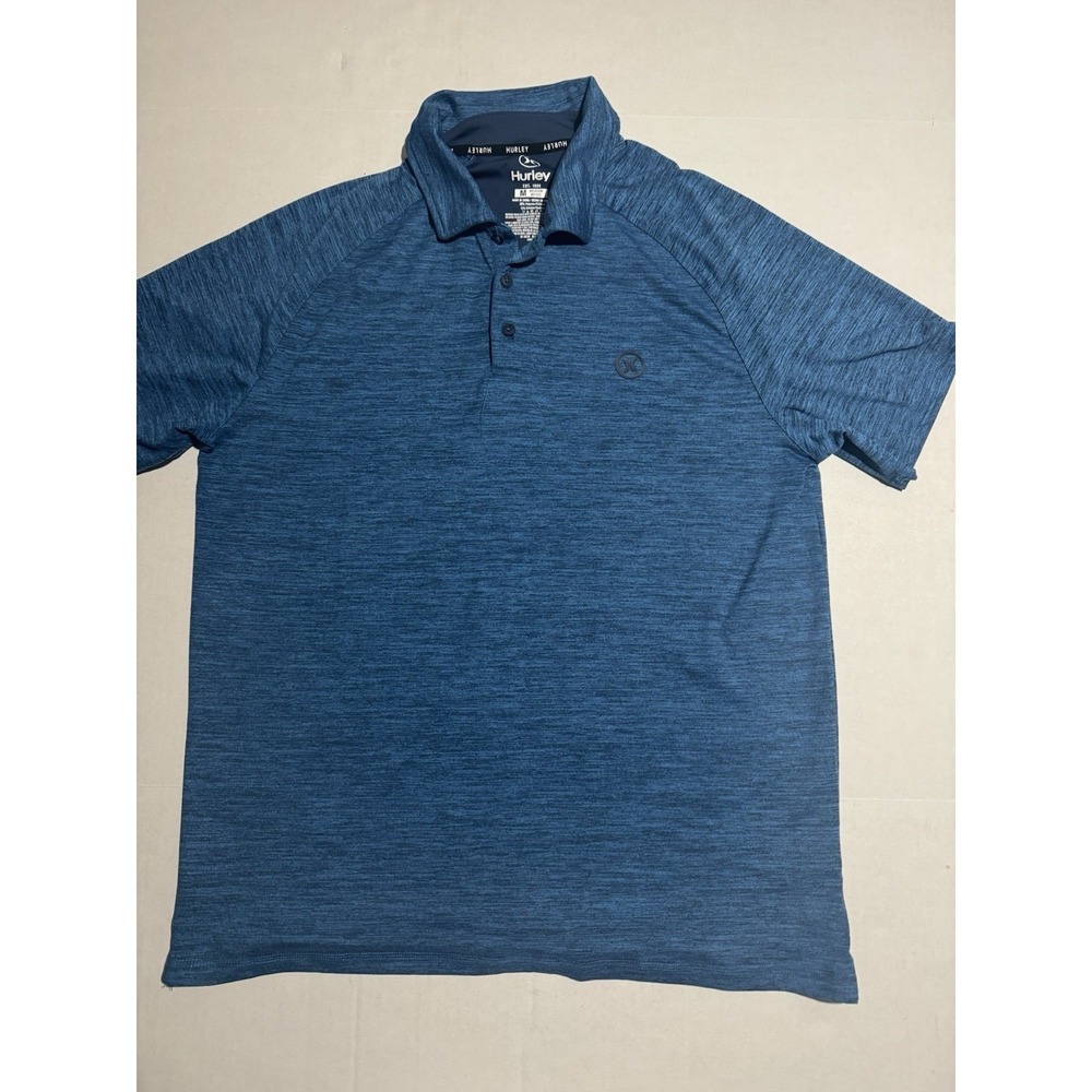Hurley‎ Skateboard Sk8 Dri-Fit SS Polo Shirt, Blue, Men's Medium